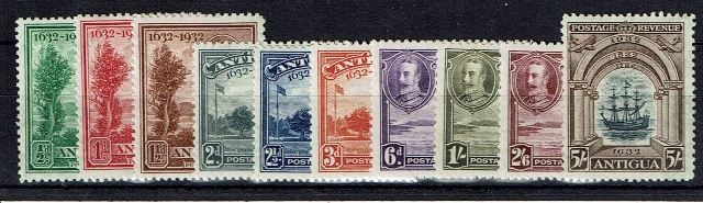 Image of Antigua SG 81/90 MM British Commonwealth Stamp